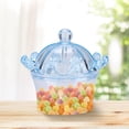 thumbnail image 6 of ABPETE 12 Pieces Crown Candy Boxes, Candy Boxes Transparent Crown Candy Box Fillable Storage Boxes Party Favor Boxes for Candies Chocolates Dessert Wedding Birthday Baby Shower Party (Blue), 6 of 16