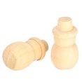 thumbnail image 5 of 30Pcs Unpainted Wood Snowman Shapes DIY Ornaments Children Graffiti Solid Wood Decor Craft Unfinished Wood Body for Home Decoration, 5 of 9