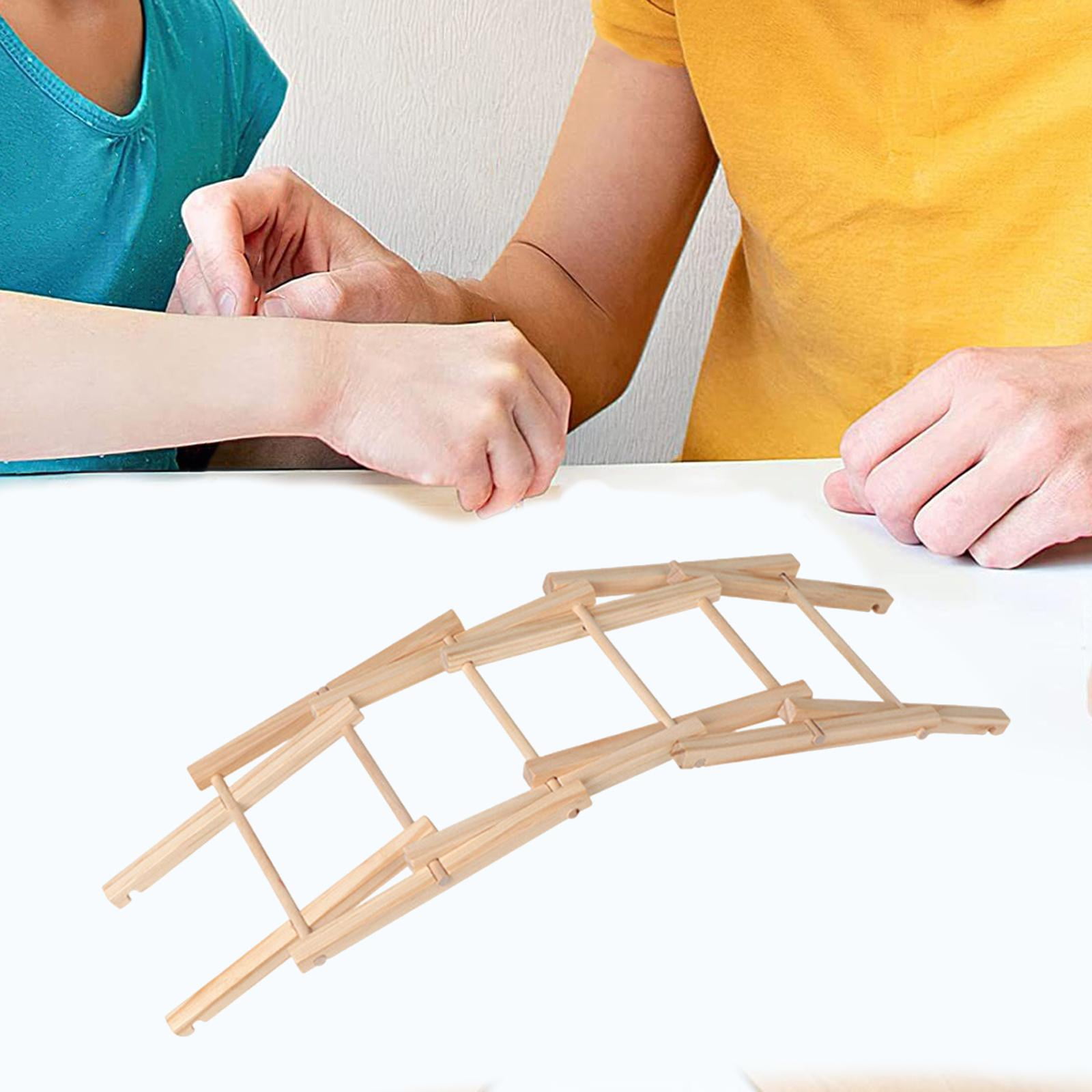 Kit De Puente Arco Vinci – Modelo Educativo De Madera Para Niños, Juguete Montessori DIY De Ciencia, Proyecto De Construcción