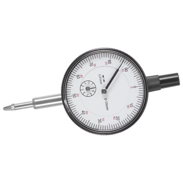 WRITWAA Herramienta De Medición Dial Gauge De Precisión 0.01 Mm Con Visualización Mecánica Plata
