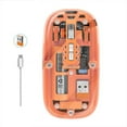 thumbnail image 2 of Wireless Computer Mouse 1600DPI 2.4G Cordless Mute Mice With USB Receiver For PC Laptop Notebook Tablet pink, 2 of 5