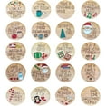thumbnail image 6 of 20PCS Wooden Christmas Countdown Advent Calendar Set, Cute Decorative Countdown to Christmas Number Tokens, DIY Holiday Activity List Wooden Ornaments for Home Decor, 6 of 7
