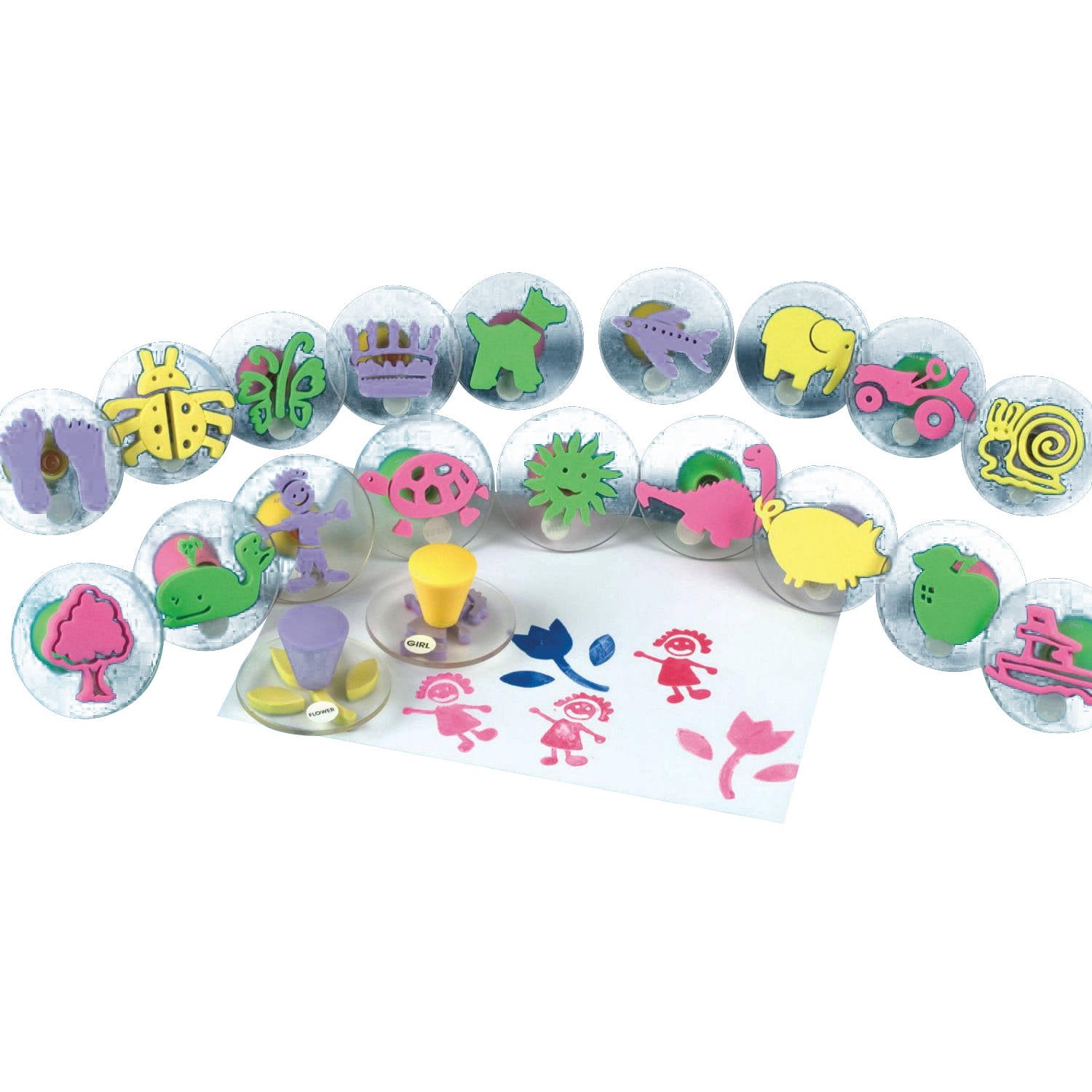 Foam Squishers Foam Stamps Set of 20