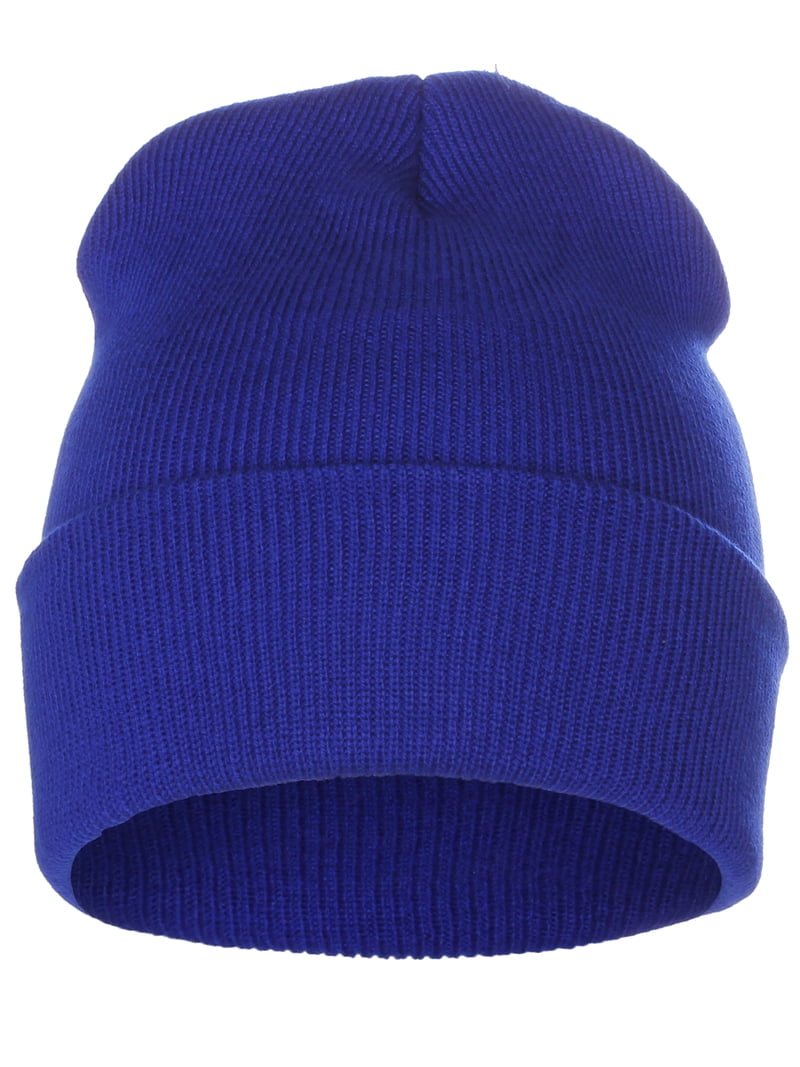 Unisex Blue Beanie Hat Unisex Warm Merino Heritage Blue Beanie main image 2