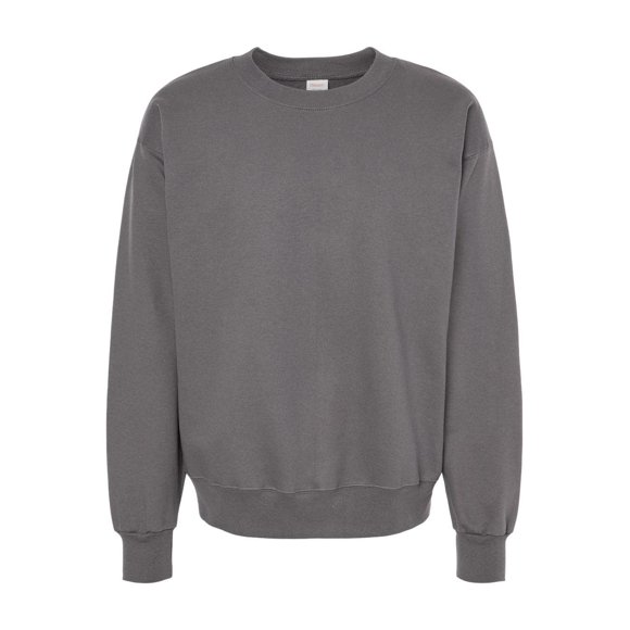 Hanes - Chandail à Col Rond en Coton Ultime - F260 - TG - Gris Fumée