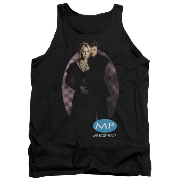 Melrose Place Kiss Adult Tank Top Black