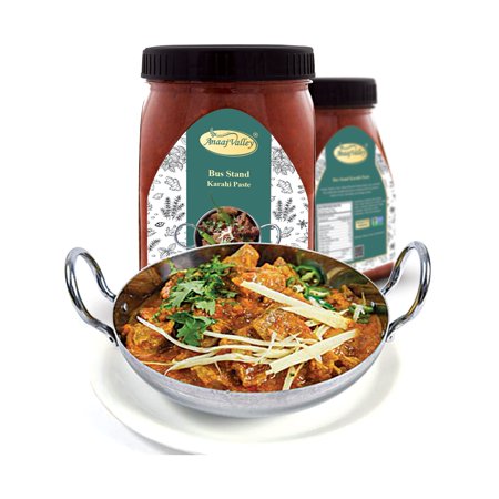 ANAAJ VALLEY Karahi Paste – 650g Karahi Masala – Mix Seasoning Masala – Karahi Gosht Cooking Powder – Adds Taste and Flavor in Food – All Natural | Spicy & Delicious | Fresh & Aromatic | Non-GMO