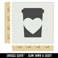 thumbnail image 2 of Coffee Cup Carafe with Heart DIY Cookie Wall Craft Stencil - 4.5 Inch, 2 of 5