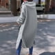 thumbnail image 5 of Chaquetas y abrigos casuales con capucha de manga larga para mujer, abrigo deportivo de invierno con capucha y forro polar, abrigo informal de manga larga con cremallera para mujer, 5 of 8