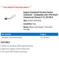 thumbnail image 2 of Engine Crankshaft Position Sensor Connector - Compatible with 1996 Buick Commercial Chassis 5.7L V8 VIN P, 2 of 2