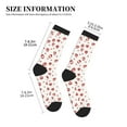 thumbnail image 3 of KLL Lips Kiss Print Cool Socks Men's Women's Crew Socks Funny Crazy Novelty Stockings, 3 of 7
