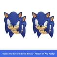 thumbnail image 3 of Máscaras de fiesta únicas de Sonic the Hedgehog, 16 máscaras de papel para niños, 3 of 7