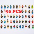 thumbnail image 1 of Figura de acción Minifigures ELECBYTES Minifigs de juguete, 50 unidades, 1 of 7