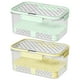 thumbnail image 4 of Nevera portátil para verduras, tipo baúl de picnic, gran capacidad, con tapa, de resina, ideal para acampar y hacer picnics. Resistente, plegable, de dos niveles, para uso en exteriores y, 4 of 8