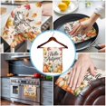 thumbnail image 3 of Hello Autumn Kitchen Towels Set of 2, Water Absorbent Dish Towel, Fall Pumpkins Thanksgiving Maple Leaf Decorative Hand Towels - Quick Drying Cloth for Cooking Baking, 18x28 Inch, 3 of 8