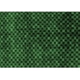 thumbnail image 1 of Ahgly Company Indoor Rectangle Abstract Emerald Green Modern Area Rugs, 2' x 5', 1 of 4