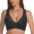 thumbnail image 6 of SCSAlgin Women's Front Closure Bras Racerback No Underwire Plus Size Full Coverage Lace Bra, 6 of 6
