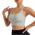 thumbnail image 2 of Yijfswar Women's Sports Bras Wirefree Low Impact Workout Bras Breathable Yoga Sport Bras for Everyday & Sleep, Size XL, 2 of 8