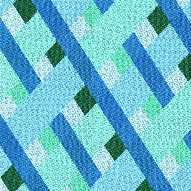Ahgly Company Machine Washable Indoor Square Transitional Dark Turquoise Green Area Rugs, 4' Square