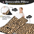 thumbnail image 3 of Beige and Black Of Leopard Print Toddler Nap Mats for Kids Preschool,Sleeping Mat Bag or Kids,Toddler Sleeping Bag,Toddler Nap Mat or Daycare, 3 of 6