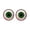 A, variant on XHKUYI 2PCS Halloween Glowing Eye Sign 7.8 inch, Spooky LED Light Up Halloween Eyeball Hanging Ornaments, for Halloween Front Door Window Wall Party Haunted House Decor