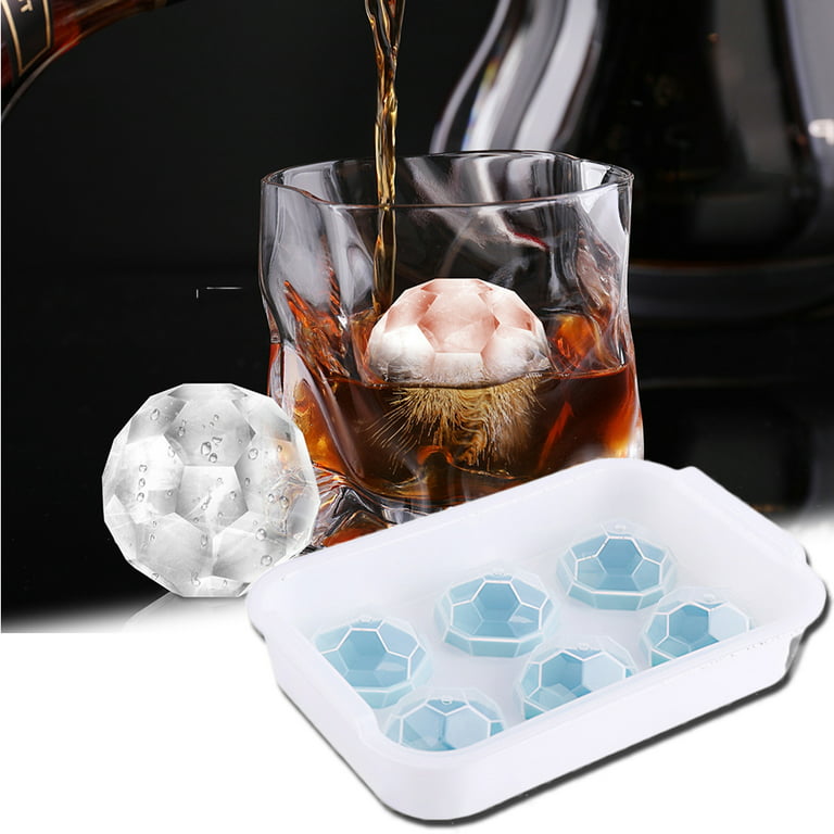 Silicone Trays Sphere Whiskey Ice-Ball Maker Large Square