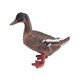 thumbnail image 1 of Figuras de aves de corral de simulación para decorar estanterías y escritorios. Artículos para fiestas. Pato multicolor, 1 of 9