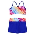 thumbnail image 3 of CHICTRY Girls Two Piece Swimwear Tankini Set Crop Tops with Shorts Swimsuit Royal Blue 4, 3 of 7
