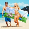 thumbnail image 4 of WJHWSX Microfiber Beach Towel,Microfiber Beach Towels Clearance,Lightweight,Printed,Rectangle,polyester,Multi-color,75*150cm, 4 of 7