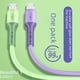 thumbnail image 1 of Cable de datos de goma blanda líquida para línea de carga tipo C de Apple Huawei, línea de carga de teléfono móvil Android, carga rápida de 66 W, 1 of 1