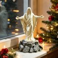 thumbnail image 2 of Fmbmuo Halloween Pumpkin Light Decoration Skeleton Ghost Led Light Up Orange Resin Figurine for Spooky House Tabletop Tiered Tray Party, 2 of 5
