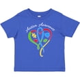 thumbnail image 3 of Inktastic Autism Awareness Heart Ribbon and Puzzle Pieces Boys or Girls Toddler T-Shirt, 3 of 5