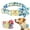 Blue, variant on Beirui Nylon Flower Dog Collar Custom Personalized Pet Name Tag Free Engraved S-L