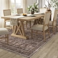 thumbnail image 3 of BERTHMEER Vintage Large Area Rugs 8’x10' Clearance for Living Room Bedroom Office Dining Room Farmhouse Oriental Rugs Non Slip Traditional Distressed Rugs,Red Brown, 3 of 8