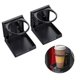 thumbnail image 1 of portavasos plegables universales ajustables negros para coche, contenedores de plástico a prueba de fugas, portátiles, de 7,5 cm de diámetro., 1 of 5
