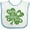 White/Blue, variant on Inktastic Happy St. Patrick's Day Shamrock in Green Boys or Girls Baby Bib