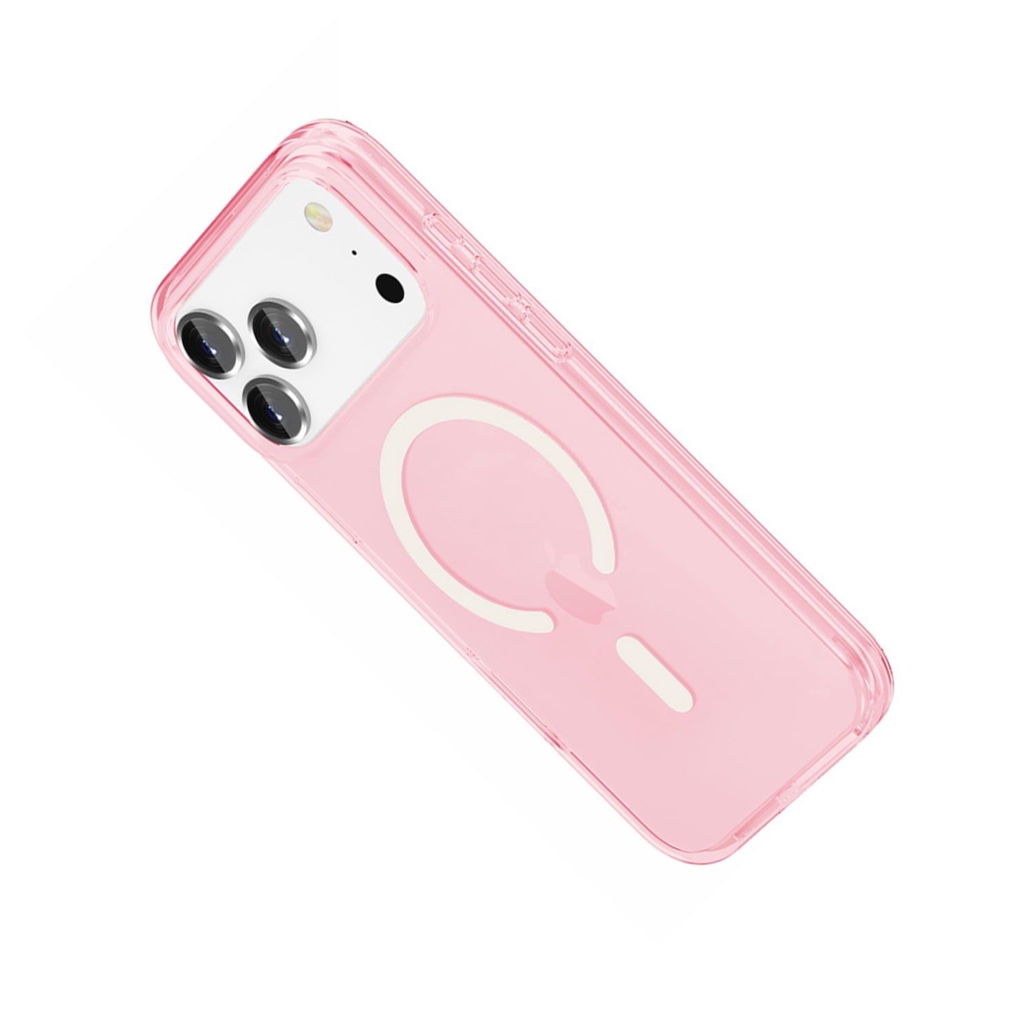 Strong Transparent Color Case with Magsafe for iPhone 17 Pro - Pink