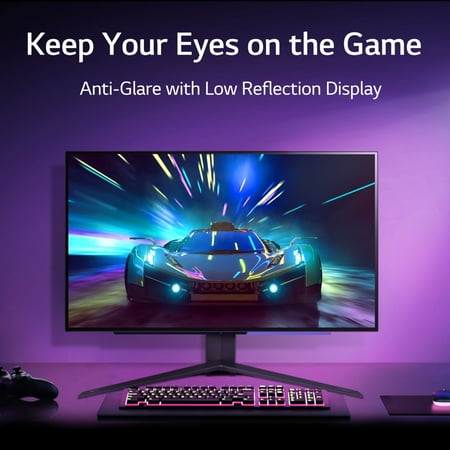 LG - UltraGear 27" OLED QHD 240Hz 0.03ms FreeSync and NVIDIA G-SYNC Compatible Gaming Monitor with HDR10 - Black