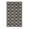 EORC Gray Hand-Tufted Wool Traditional Moroccan Rug, 5' x 8'