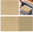 thumbnail image 1 of 120 Piezas Forros de Papel Pergamino para Freidora de Aire Sin Blanquear 9x11 Papel para Hornear Rectángulo Desechable Antiadherente Compatible con Freidora de Aire Cuisinart Breville Gowise Cuisinart, 1 of 5