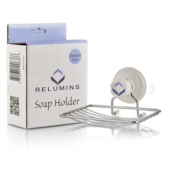 Relumins Stick-Up Soap Dish - Get Twice as Much Out of Your Soap Bars