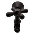 thumbnail image 6 of Westbrass Cross Handle Straight Valve with 5 inch Copper Sweat Extension Tube, Oil Rubbed Bronze, 6 of 6