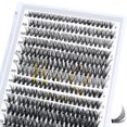 thumbnail image 1 of B&Qaugen Easy Fan Lashes D-0.07-9 mm Extensiones de pestañas con volumen 9-25 mm B&Qaugen Easy Fan Volume Lashes Pestañas de floración rápida Extensiones de pestañas que fluyen automáticamente (D-0.07, 1 of 4