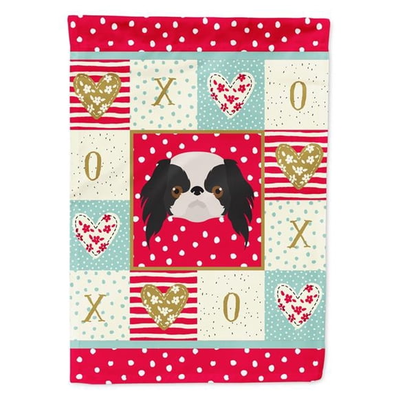 28 x 0.01 x 40 in. Japanese Chin Flag Canvas House Size