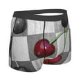 thumbnail image 3 of Kll Cherries Laid Men'S Cotton Boxer Briefs Underwear-Xx-Large, 3 of 9