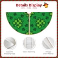 thumbnail image 5 of Bingfone Christmas Tree Skirt Mat Christmas Decoration Interior 30"-St Patrick'S Day5, 5 of 8