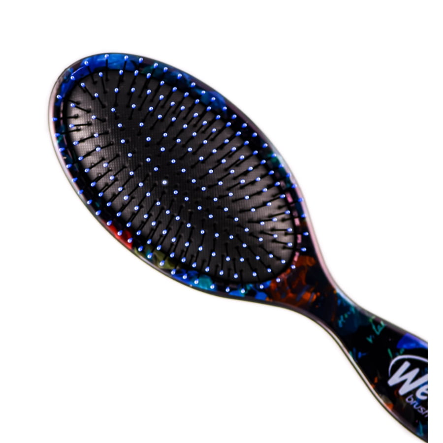 The Wet Brush Original Detangle Brush Floral Blue