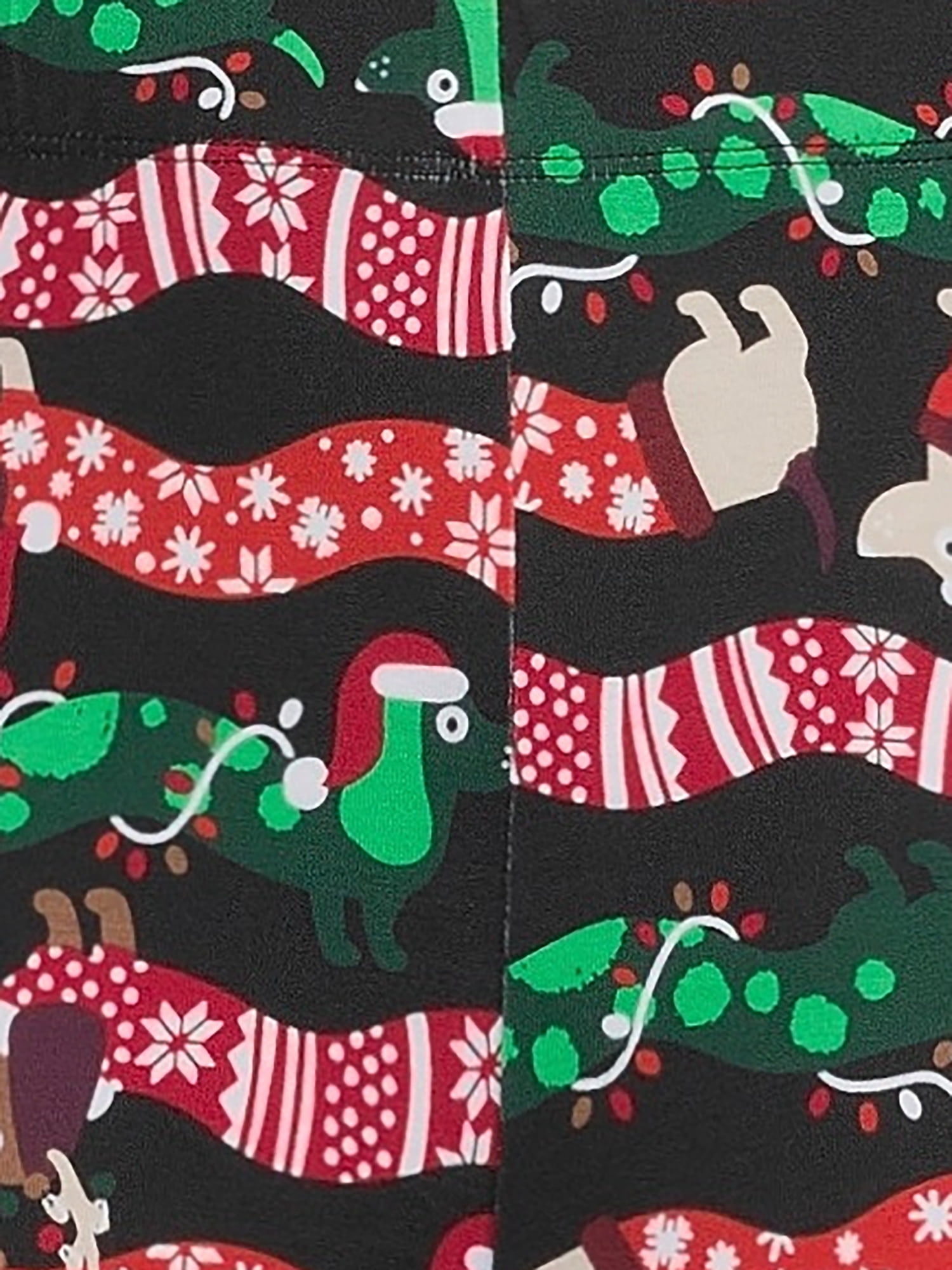 No Boundaries Juniors' Christmas Ankle Leggings