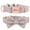 Brown, variant on Pet Artist Soft Tweed Adjustable Personalized Dog Collars Engraved Custom Pet Name ID with Bow Tie