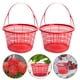 thumbnail image 3 of Cesta de frutas de 10 piezas Cesta de recolección de frutas Pequeños compras de canasta de compras de fresa con mango, 3 of 5
